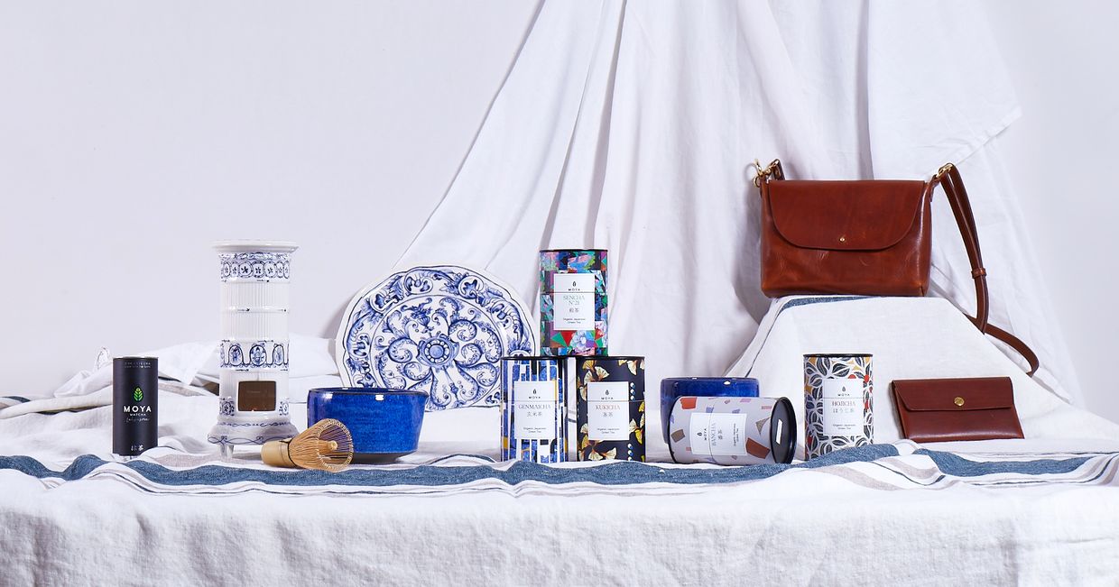 Wygrani w kategorii Z warsztatu w konkursie KUKBUK Poleca, od lewej Moya Matcha, Ceramika Nakomiady, skórzane przedmioty John & Mary