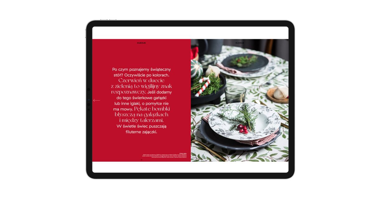 Nowy e-book KUKBUK na święta – jak przystroić stół na święta