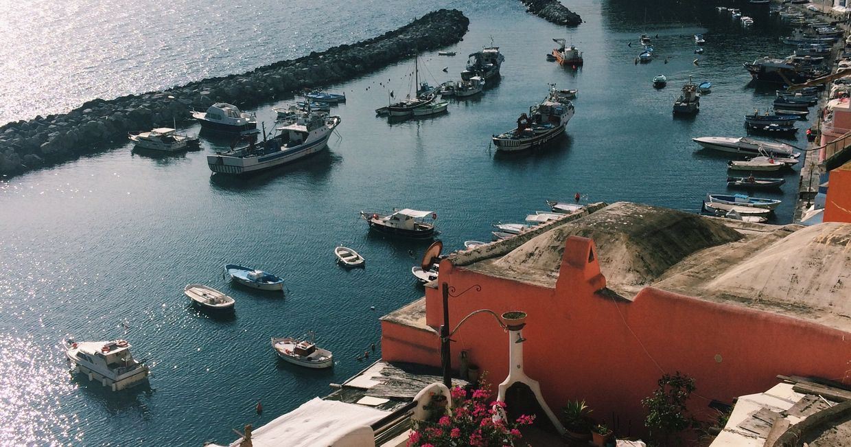 Widok portu, Procida