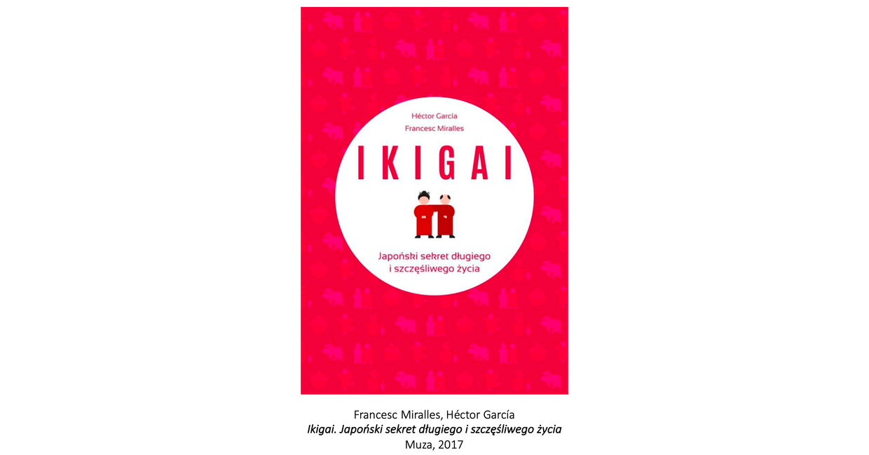 Okładka książki "Ikigai. Japoński sekret długiego i szczęśliwego życia."