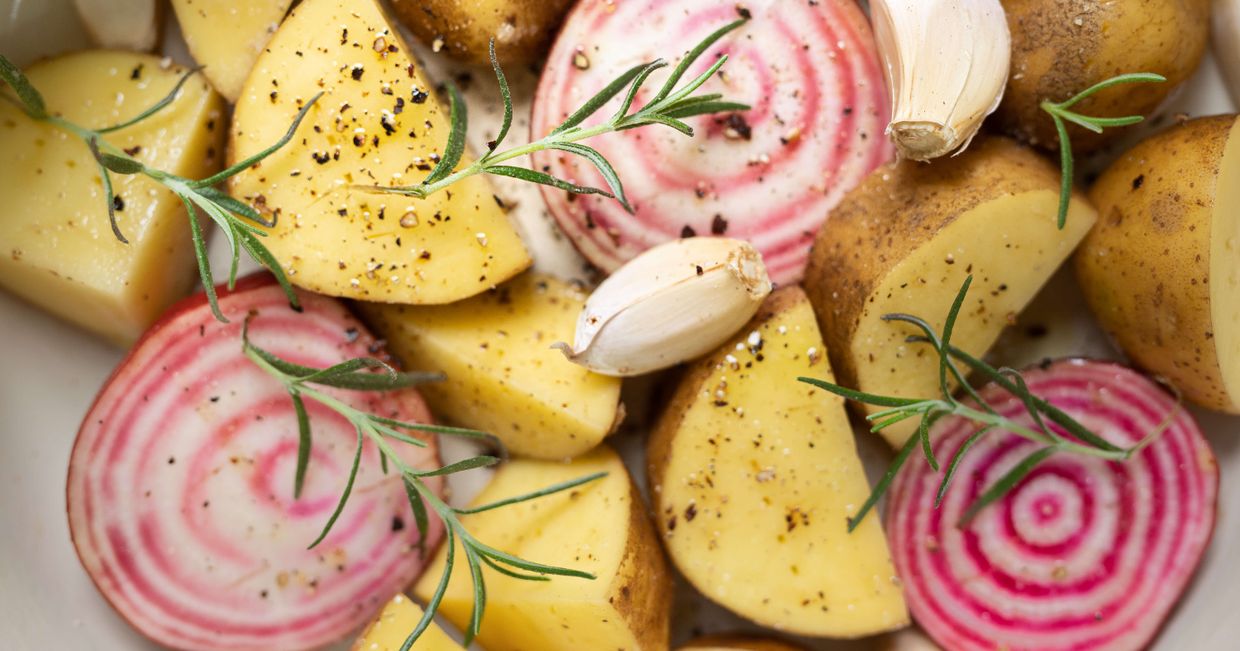 PIeczone warzywa z tymiankiem (fot. Martyna Cybuch)