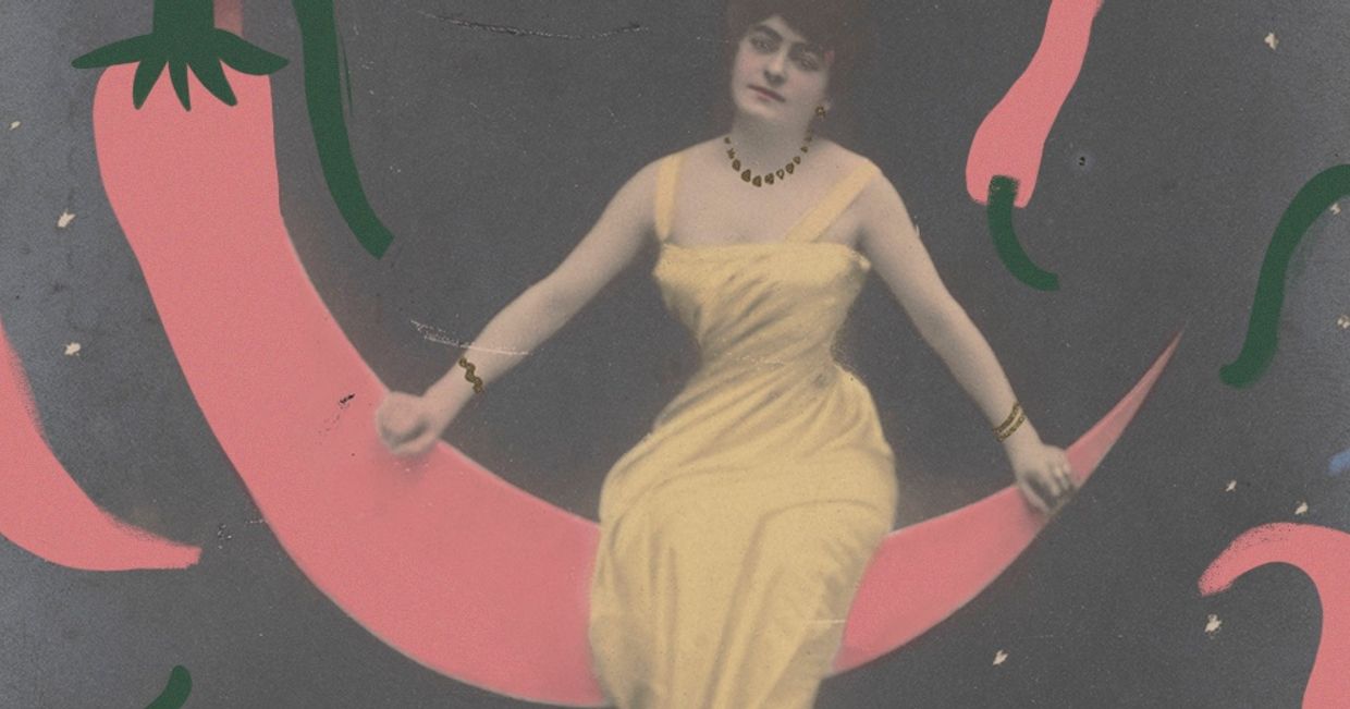 Pani siedząca na chili (il. Martyna Cybuch)