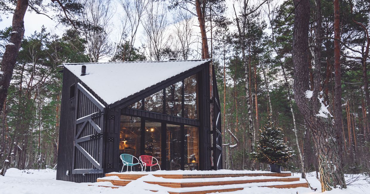 ForRestCabin, Slow Polska, wypoczynkowy domek w lesie, wakacje w lesie (fot. Slow Polska)