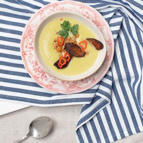 Zupa porowa. Zupa porowa z mielonym. Zupa z miesem mielonym i porem (fot. Paulina Czyżewska)