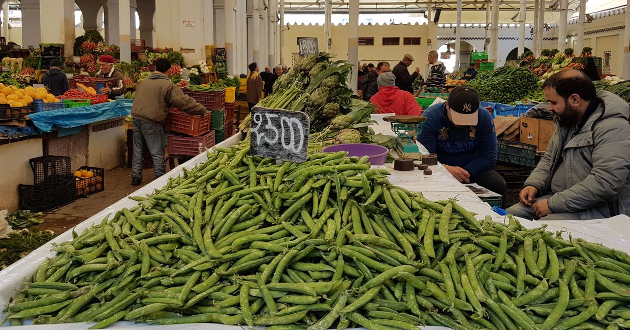 Market warzywny w Tunisie (fot. Aleksander Szojer)