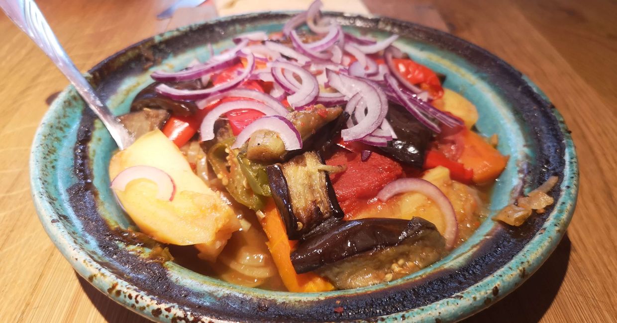 Tadżin w restauracji Malika