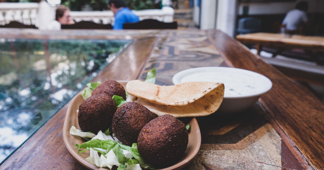 Klopsy Kibeh z chlebem