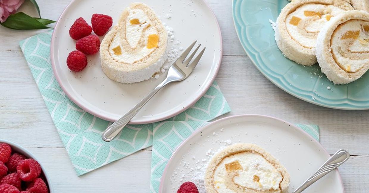 Rolada bezglutenowa z kremem - przepis