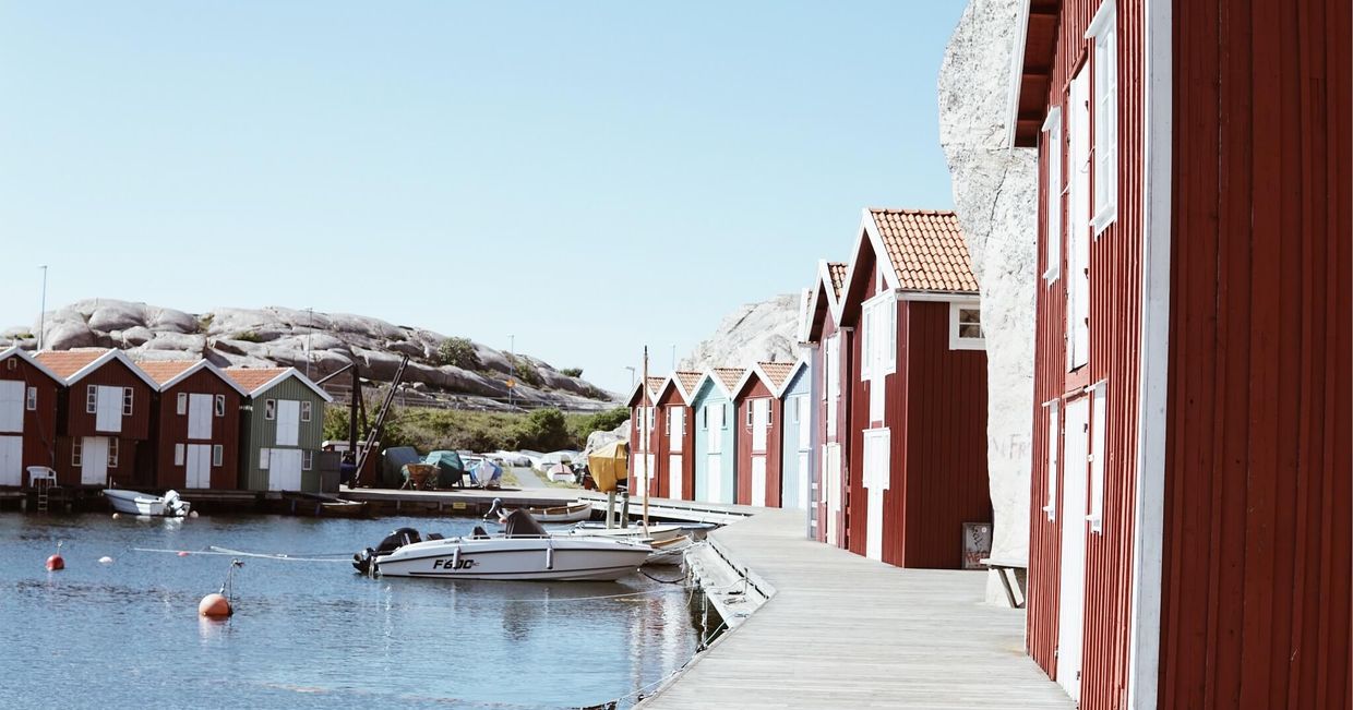 Smögen. Stary port rybacki