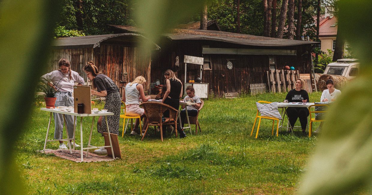 Zajęcia na świeżym powietrzu. Slow Living Poland (fot. Sonia Krupińska)