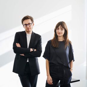 Portret projektantów Any Relavo i Gerhardta Kellermann