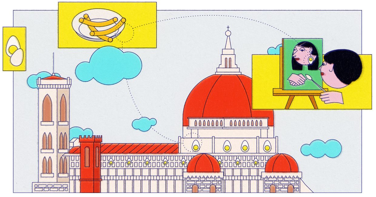 Skąd pochodzi makaron, rodzaje makaronów, historia powstania makaronu (il. Rafał Kwiczor)