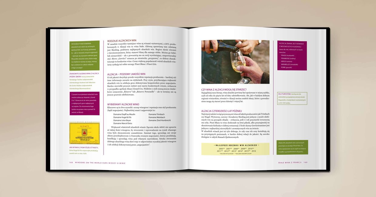 Okładka książki „Kursie wiedzy o winie” Kevina Zraly'ego