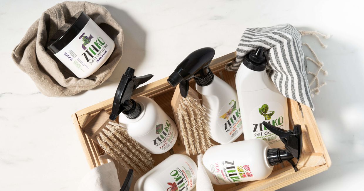 Produkty do mycia kuchni Zielko (fot. Martyna Cybuch)