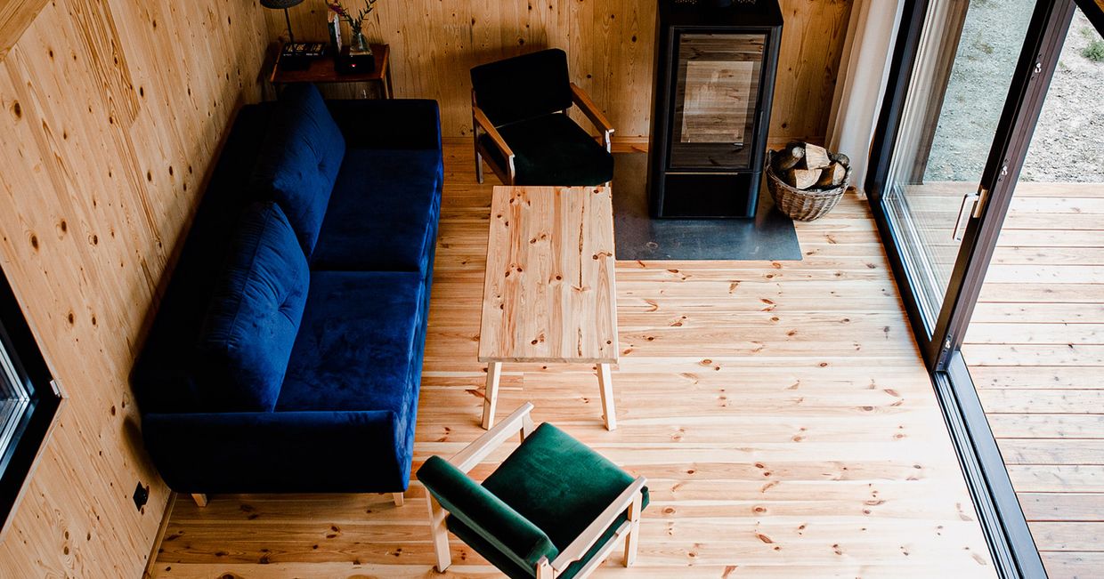 Hyttee, Slow Polska, drewniany domek wypoczynkowy, skandynawski domek (fot. Slow Polska)