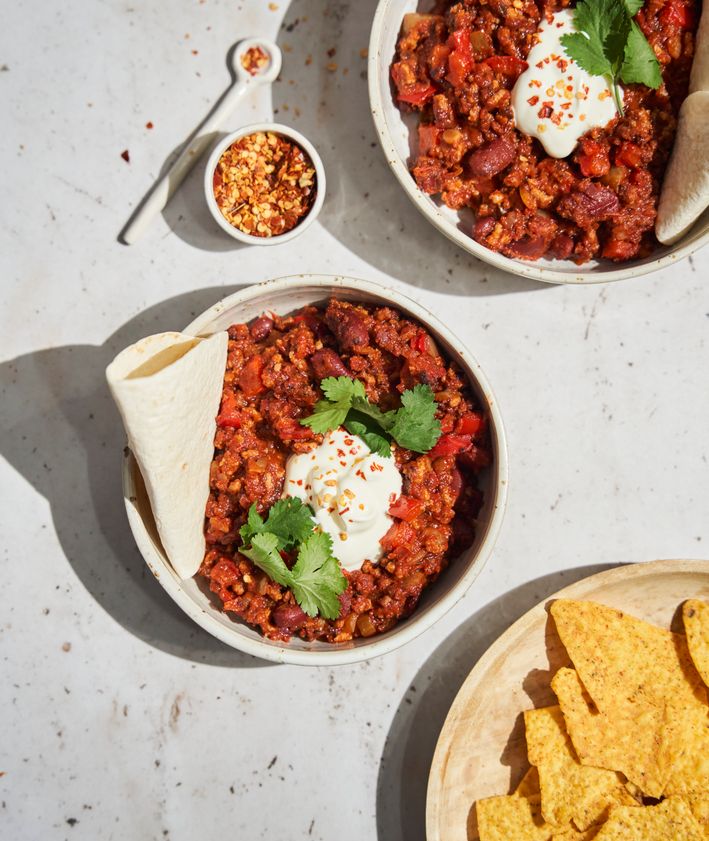 Chili con carne z kawą