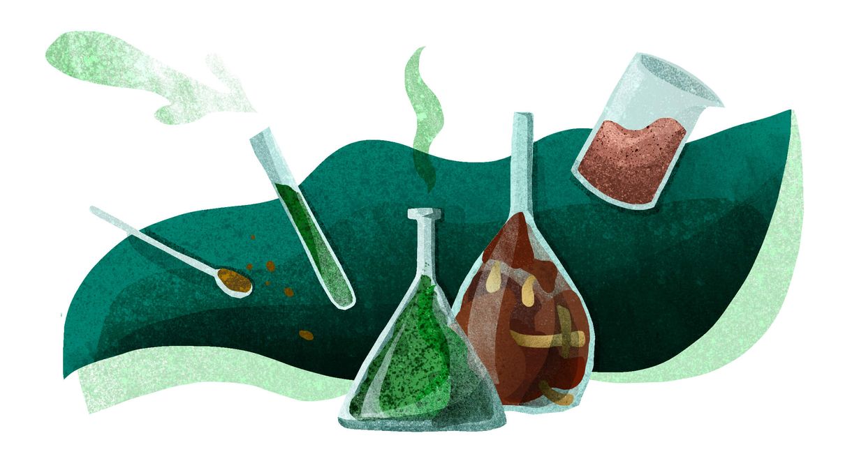 Fiolki i zlewki (ilu. Ula Mierzwa)