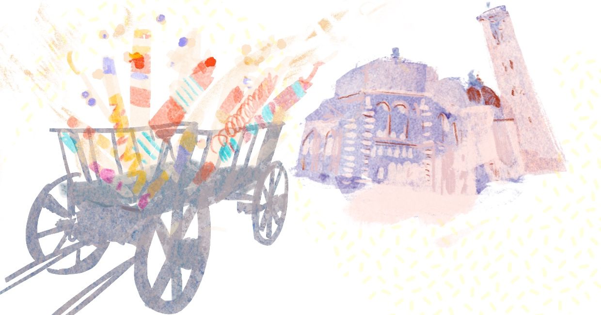 Fajerwerki we Florencji (il. Martyna Cybuch)