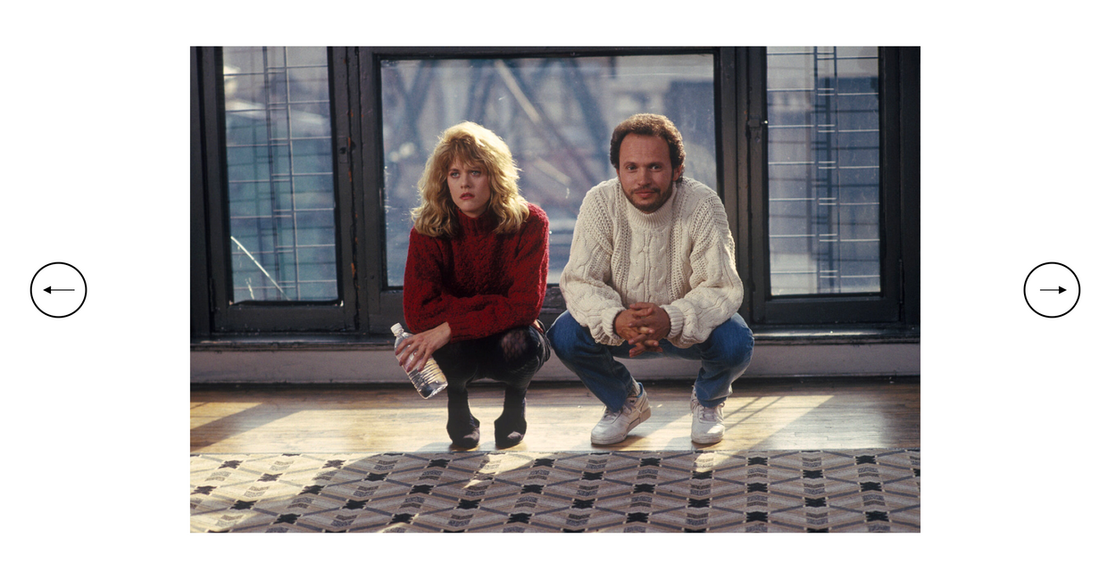 Meg Ryan i Billy Crystal jako przyjaciele i kochankowie w filmie "Kiedy Harry poznał Sally" (fot. kadr z filmu)
