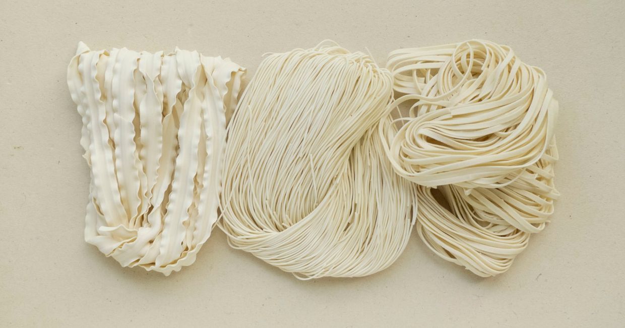 Trzy rodzaje jajecznego makaronu włoskiego (fot. FOODISM360)