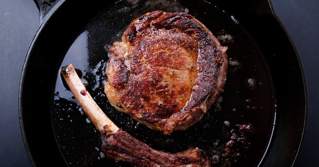 Stek na talerzu (fot. Tr Davis)