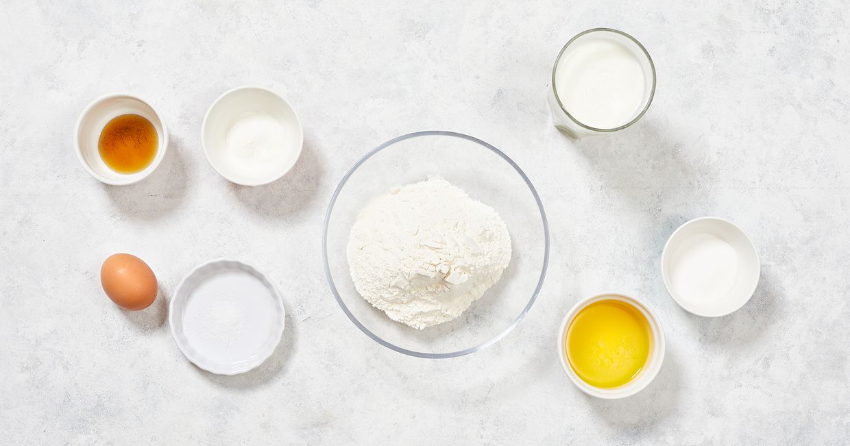 Jak zrobić pankejki, składniki na amerykańskie naleśniki pancakes (fot. Maciek Niemojewski)