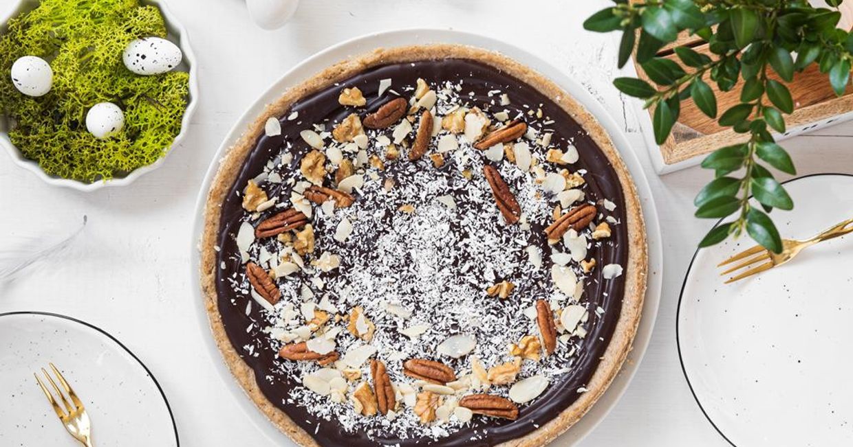 Wegański mazurek bez pieczenia - przepis