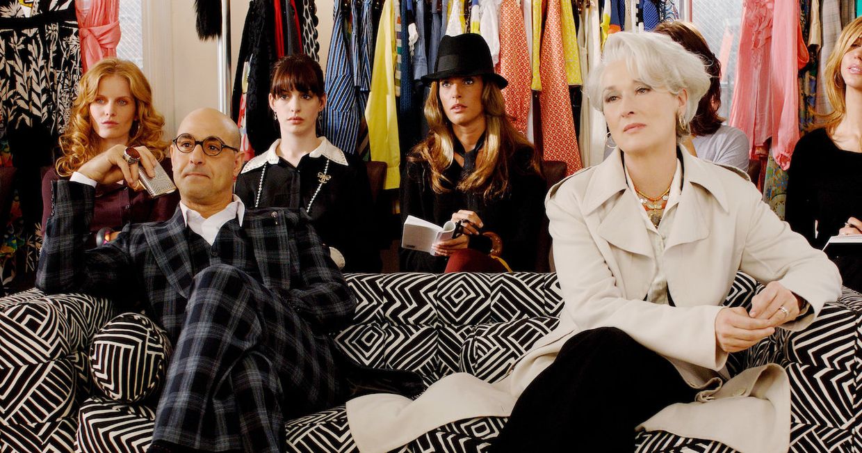 Meryl Streep jako Miranda Prelsey w ekranizacji książki "Diabeł ubiera się u Prady" (fot. materiały prasowe)