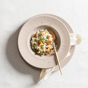 Talerz risotto z kurkami, parmezan (fot. Angela Matlak)