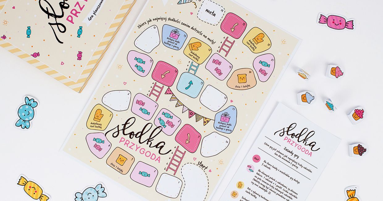 Zrób to sam. Gra planszowa "Słodka przygoda" (fot. materiały prasowe)