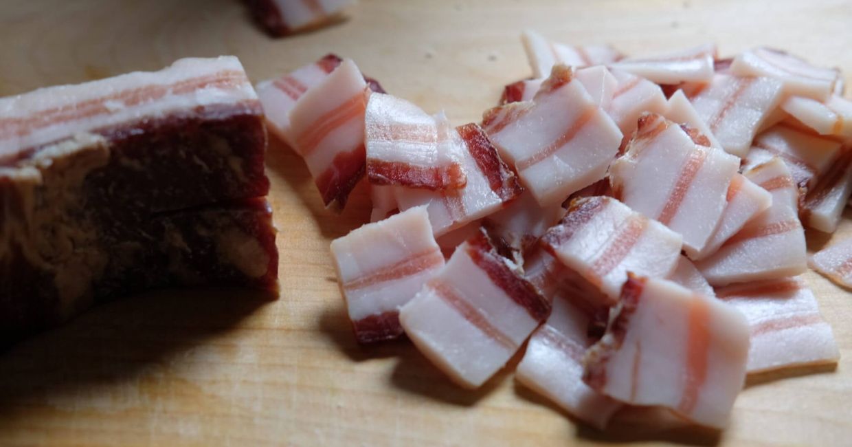 pancetta pokrojona fot.Kasia Stadajek