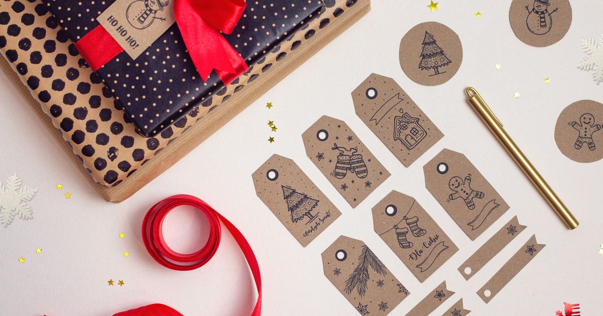 Zrób to sam. Świąteczne etykiety i naklejki na prezenty (fot. materiały prasowe)