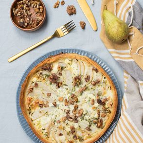 Tarta z porem i serem blue (fot. Paulina Czyżewska)