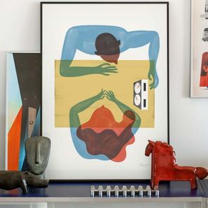 Plakat „No time for love” autorstwa Pawła Jońcy