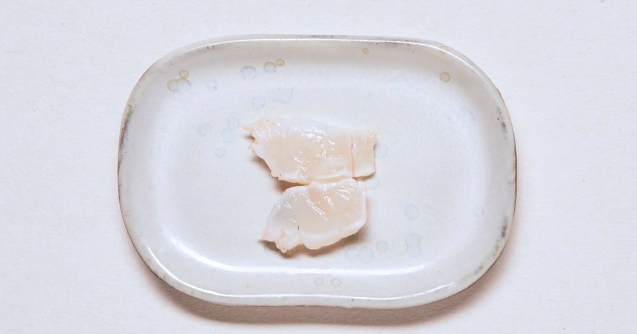 Ceviche z krewetek marynowane w soku z owoców