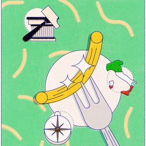 Historia powstania makaronu, rodzaje makaronu, skąd pochodzi makaron (il. Rafał Kwiczor)