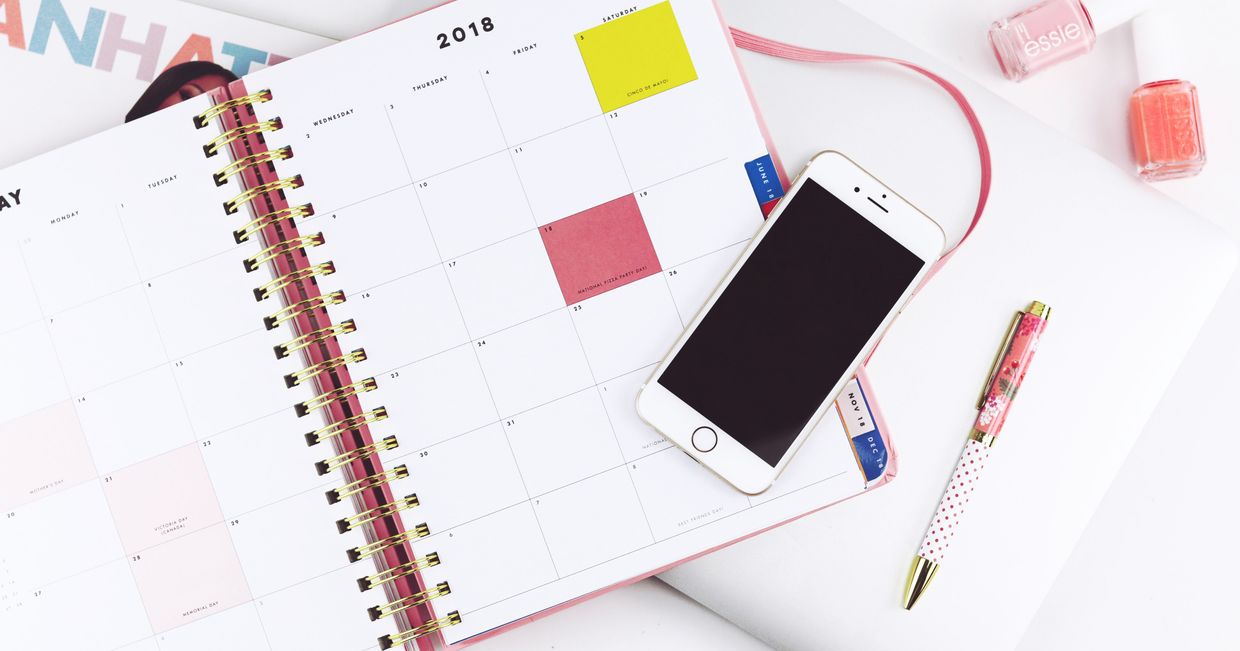 Kalendarz z planem pracy (fot.)