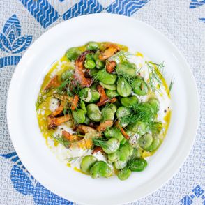 Przepis na straciatellę z kurkami i bobem (fot.Michał Lichtański / Mili.studio)