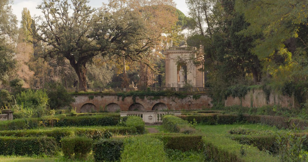najpiękniejsze parki rzymu - Park przy Villa Borghese