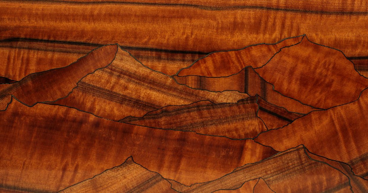 Wzór fal na longboardach Bronek Longboards