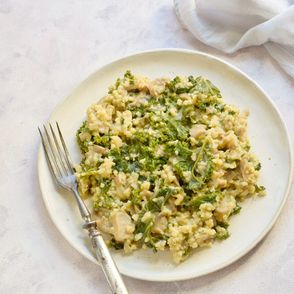 Przepis na wegańskie kaszotto z jarmużem