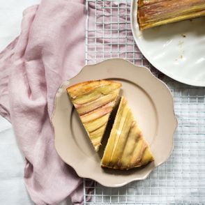 proste ciasto z rabarbarem, ciasto z rabarbarem, rabarbar, ciasto jogurtowe