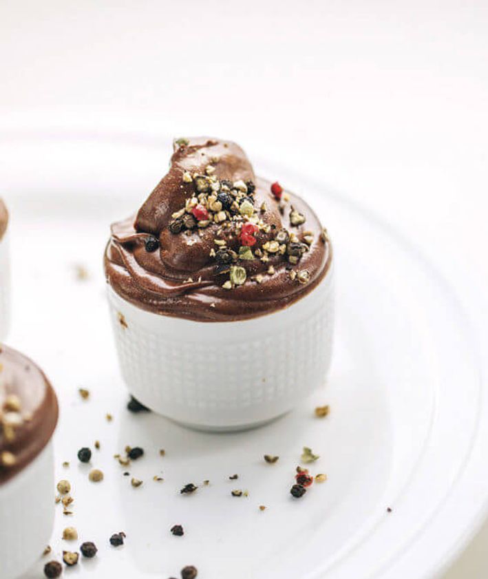 Pieprzny mus czekoladowy