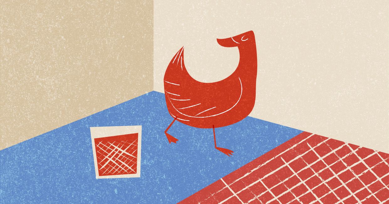 Jak dobrać wino do jedzenia (ilustracja Marcin Lewandowski)