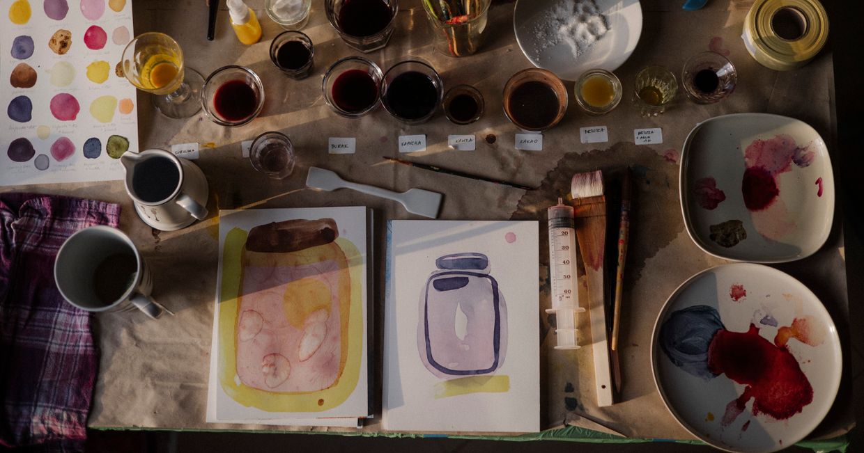 Jak zrobić farby z warzyw (fot. Magdalena Kieroń)