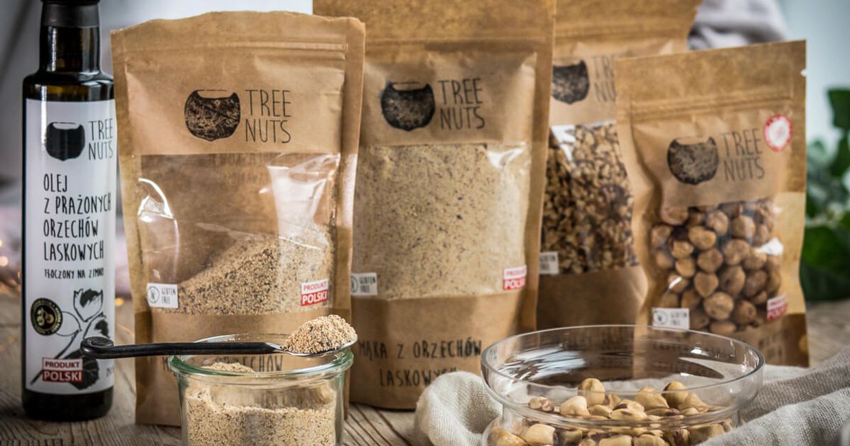 Prażone orzech laskowe