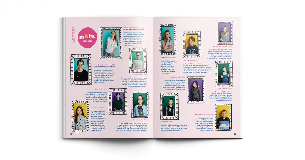 członkowie małej redkacji - kukbuk dzieciaki