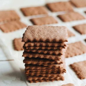 bezglutenowe herbatniki kakaowe - przepis Lisia Kawiarenka