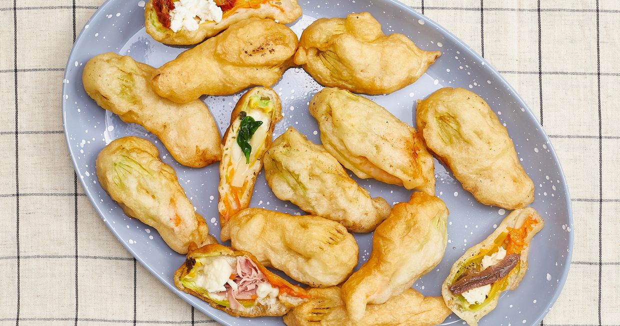 Włoskie przepisy z kwiatami cuknii. Jak przygotować kwiaty cukinii. Kwiaty cukinii w kuchni (fot. Marcin Lewandowski)