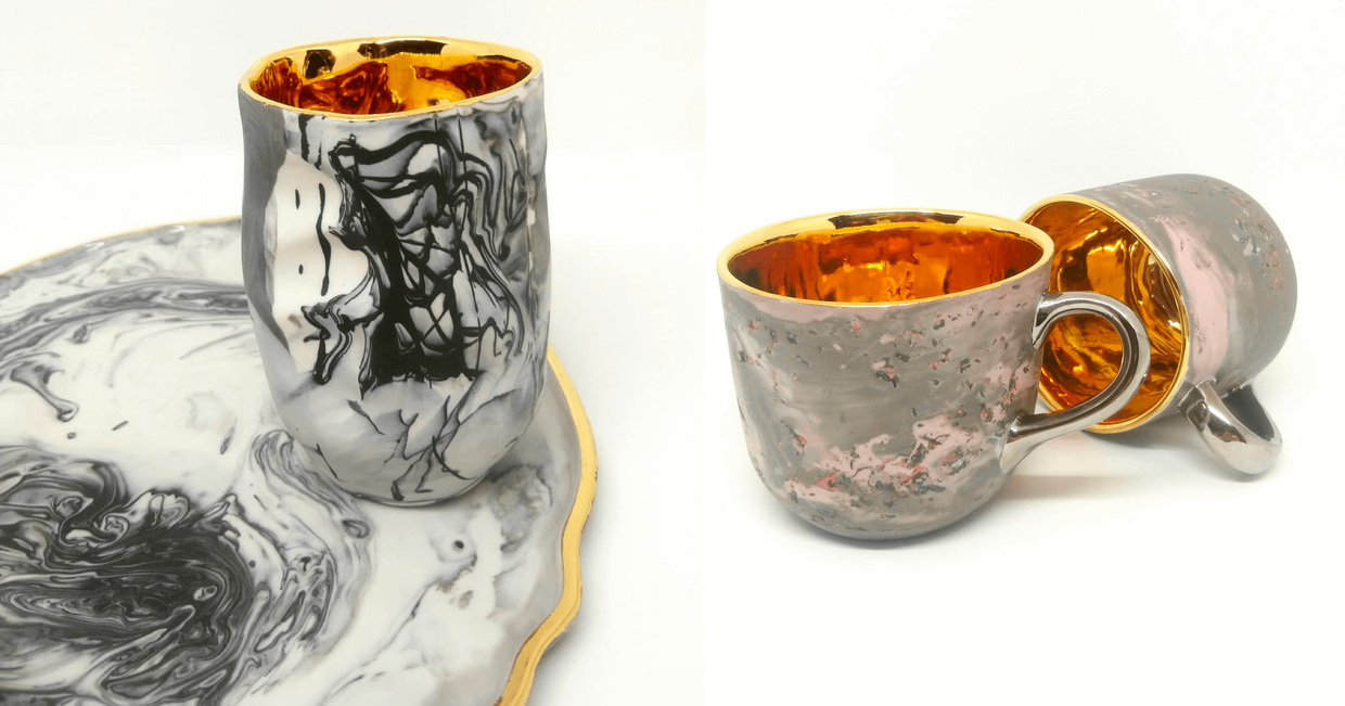 Pod choinką stawiamy na polski dizajn – filiżanka i talerz od Mosko Ceramics (fot. materiały prasowe)